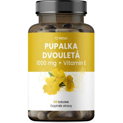 MOVit Pupalka dvouletá 1000mg+Vitamin E 90 tobolek