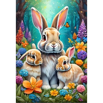 Alipson Puzzle - Puzzle Spring Bunnies - 1 000 piese