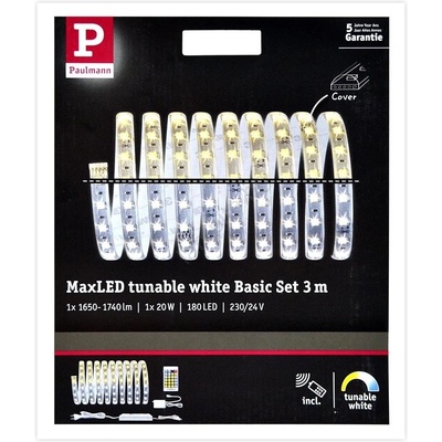 Paulmann 70624 - LED лента MAXLED 3м 20W 230V с димер и дистанционно (W1631)