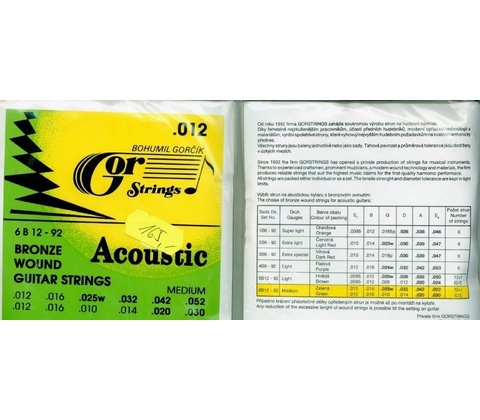 GORSTRINGS 6B12-92