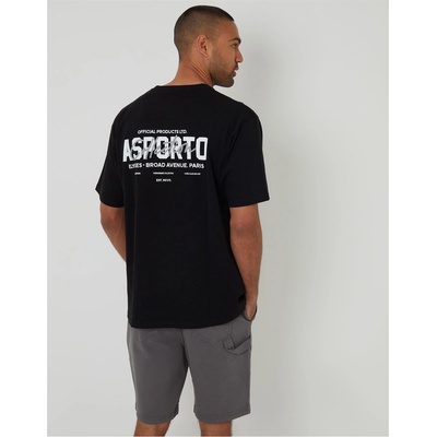 Threadbare Тениска Threadbare Men's Weller Regular Fit T-Shirt - Black