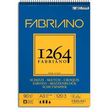 Fedrigoni Скицник за скициране, А3, 90 g/m2, гладка текстура, (1575100039)