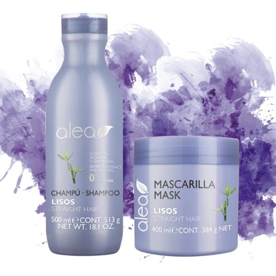 Alea Lisos pro hladké vlasy šampon 500 ml + maska Alea Lisos pro hladké vlasy 400 ml dárková sada