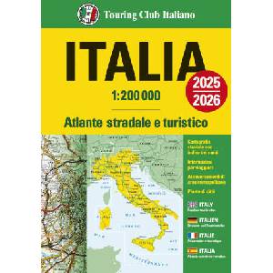 Italia. Atlante stradale e turistico 1: 200.000 (2024)
