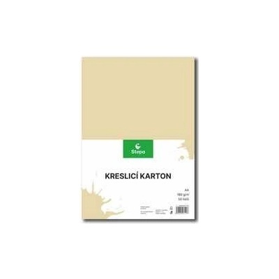Karton barevný kreslicí A4 210 x 297 mm 50 listů/180g krémový