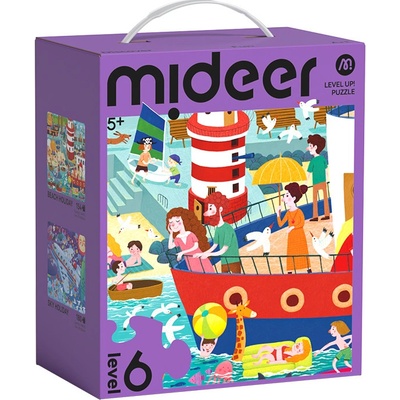 Mideer LEVEL UP! 06 Pohodové prázdniny 2v1 154 a 180 dílků