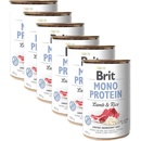 Konzervy pre psov Brit Mono Protein Lamb & Rice 6 x 400 g