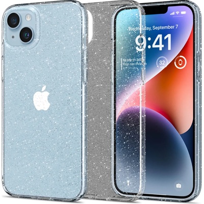 Spigen Гръб Spigen Liquid Crystal Glitter за iPhone 14 - Прозрачен