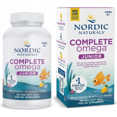Nordic Naturals Omega Junior 283 mg 180 kapsúl