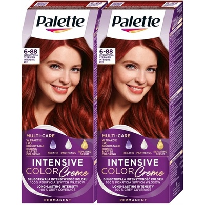 Palette Barva na vlasy intenzivní červená RI5 (6-88) 2 x 100 ml
