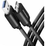 AXAGON USB-A USB Cable - Micro-B 1 m Black (BUMM3-AM10AB)