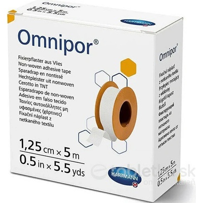 Omnipor hypoalergénna fixačná náplasť 1,25 cm x 5 m