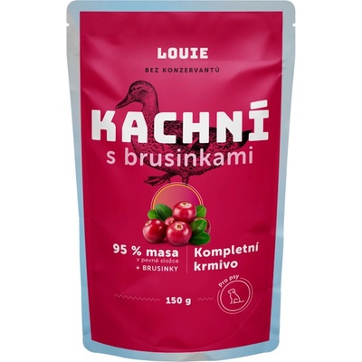 Louie Kačacia s brusnicami 150 g