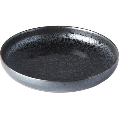 MIJ Jídelní talíř BLACK PEARL 22 cm s vysokým okrajem