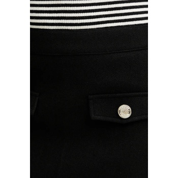 Morgan Рокля Morgan RNAVY в черно къса със стандартна кройка RNAVY (RNAVY)