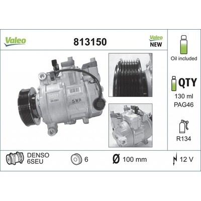 Kompresor, klimatizace VALEO 813150