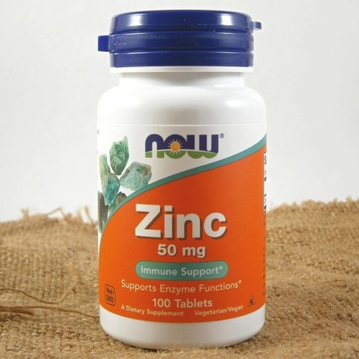 Now Zinc 50 mg 100 tablet