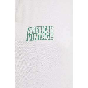 American Vintage спортен панталон мъжки от памук с еластан JOGGING AMPLE (MIZU05AE24)
