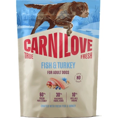 Carnilove True Fresh Dog Fish & Turkey for Adult All Breeds 1,5 kg