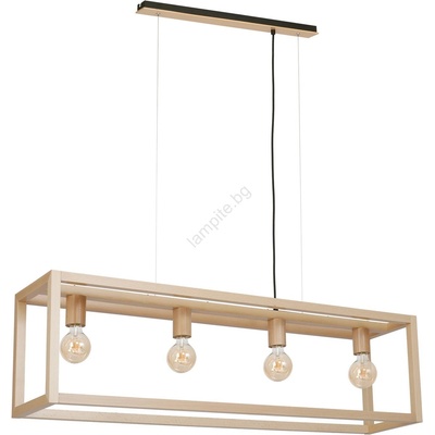 Luminex Полилей на въже LEGNO 4xE27/60W/230V (LU8419)