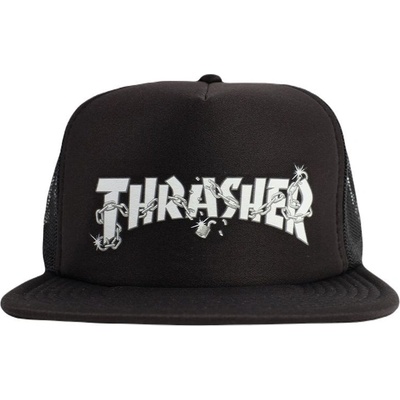 THRASHER CHAINS BY DANIEL SHEPARD TRUCKER HAT Black