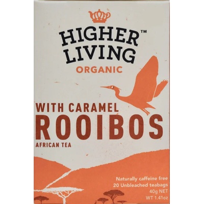 Higher Living Čaj Rooibos karamel BIO 20 x 0,5 g