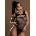 Daring Intimates Боди с висока талия и верига, s/m