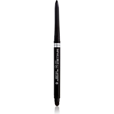 L'Oréal Infaillible Gel Automatic Liner автоматичен молив за очи цвят Black