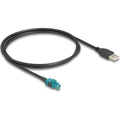 Delock 90534 USB USB 2.0 Z zásuvka USB-A zástrčka 1m černý