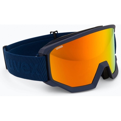 uvex Предпазни ски очила UVEX Athletic CV navy matt/mirror orange green