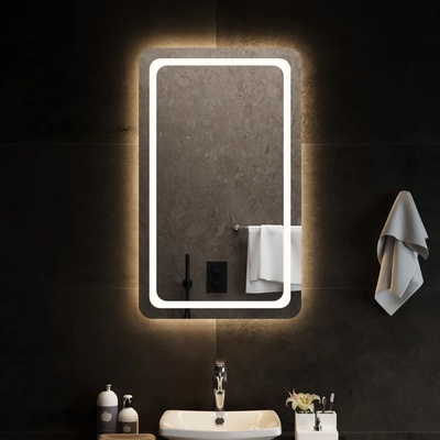 vidaXL LED огледало за баня, 60x100 см (3154102)