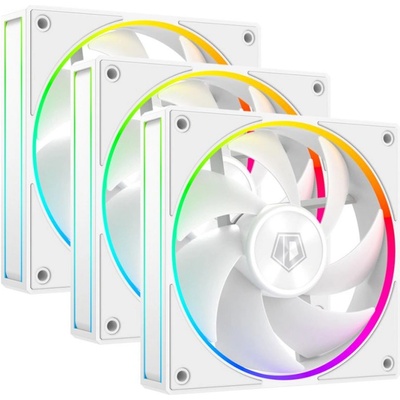 ID-COOLING AF-127-ARGB-W TRIO 120mm 3-pack White