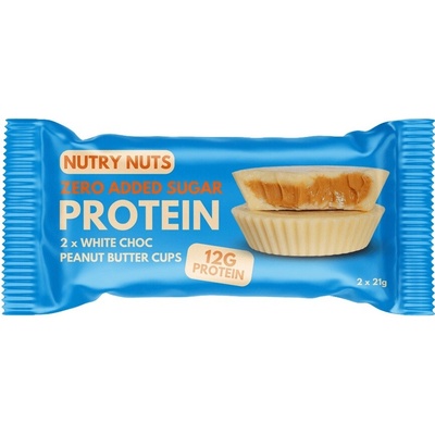 Nutry Nuts Peanut Butter Cups bielá čokoláda 42 g