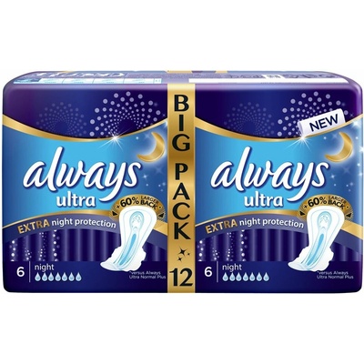 Always Extra Duo Ultra Night 2x6 ks
