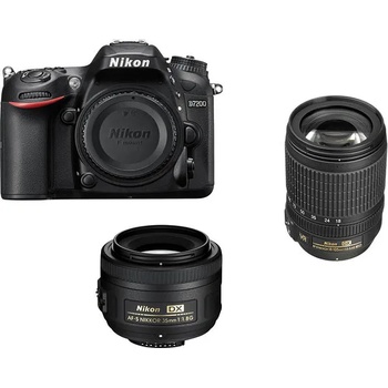 Nikon D7200 18-105mm VR + 35mm