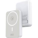 XO Преносима батерия XO PR231, 10000 mAh, Wireless, PD/20W, MagSafe, С кабел в комплекта, Бяла (PR231 White)