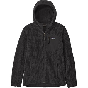 Patagonia Детско поларено яке Patagonia Kid's R1 Air Full-Zip Hoody Fleece jacket - Black (703-4108-0414)
