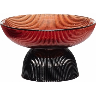Hübsch Skleněná miska Amber 16 cm
