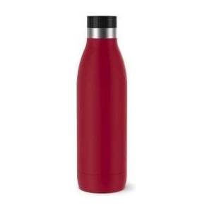 temsa HOGAR Emsa Bludrop drinking bottle, 0.7 liters, 100% leak-proof, quick-press closure, ergonomic 360° drinking pleasure, warm for 12 hours, cool for 24 hours, easy to clean, stainless steel, powder coating, 