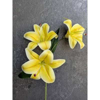 Sempro Kvet Lilia 3 kvety 60cm žltá
