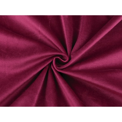 Prima-obchod Samet / velvet hladký šíře 280 cm, barva 4 (245 g/m²) vínová