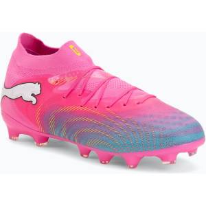 PUMA Детски футболни обувки PUMA Future 9 Pro FG/AG Jr poison pink/puma wht/sun stream/bright aqua/puma blk
