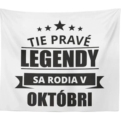 Sablio Deka Tie pravé legendy sa rodia v októbri 150x120