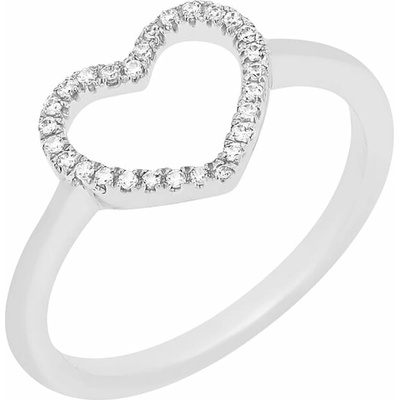 Eppi Romantický prsten s diamanty Luice R42172