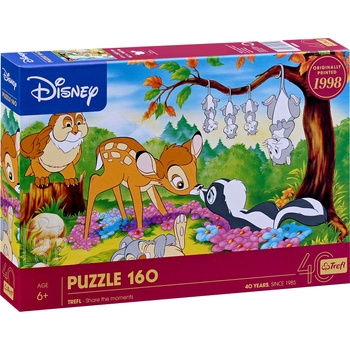 Trefl Пъзел Trefl от 160 части - Бамби и приятелите от гората (40054)