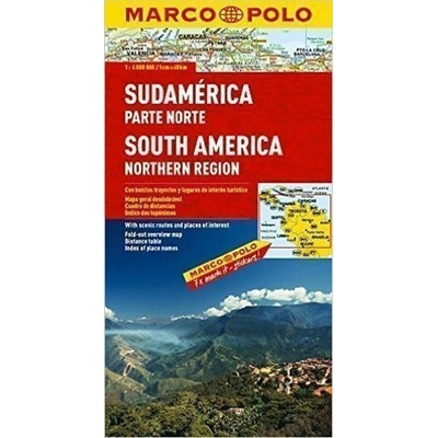 Jižní Amerika sever mapa