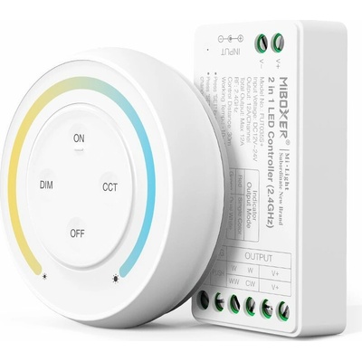 LED Solution Mi-Light RF Sada ovladače a přijímače pro jednobarevné a CCT LED pásky FUT035SAPLUS