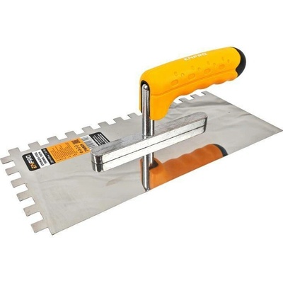 Hladítko nerez, zub 10 mm, 280 x 130 mm, gumová rukojeť, ENPRO