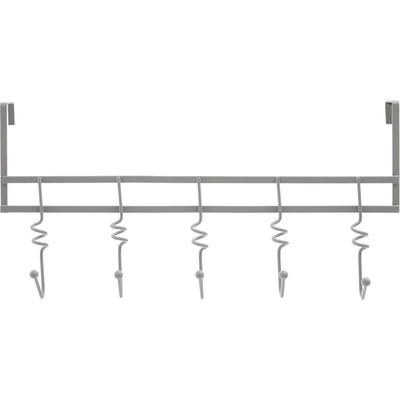 Premier Housewares Сив метален стелаж за врата 46 cm Jaxen - Premier Housewares (0509970)