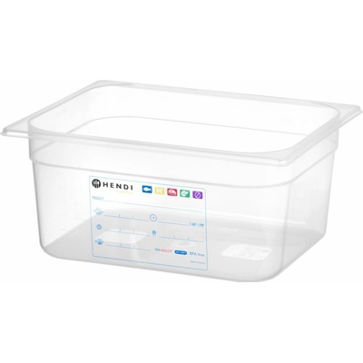 Hendi Gastronádoba HACCP - GN 1/2, 150mm